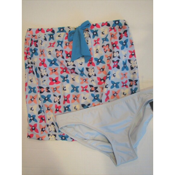Bandeau Blouson Tankini Marc Jacobs BLOOMS & BOWS Swim Bathing Suit S - Picture 1 of 9